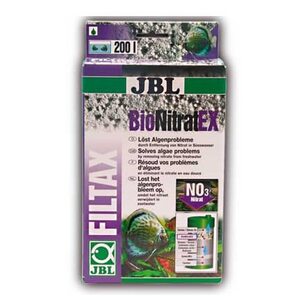 Фильтрующий материал JBL BioNitrat Ex для биологической фильтрации, удаляющий нитраты, с мешком, 240 г.