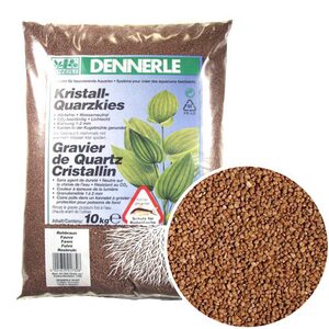 Грунт Dennerle Kristall-Quarz Светло-коричневый (10 кг. 1-2 мм.)