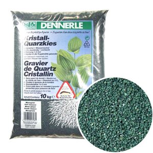 Грунт Dennerle Kristall-Quarz Темно-зеленый (10 кг. 1-2 мм.)