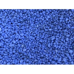 Грунт Премиум крашенный голубой 5-10 мм, 1 кг