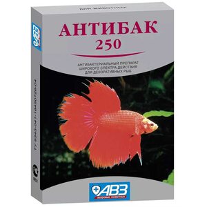 Лекарство для рыб Антибак 250 (6 таб.), 10 шт