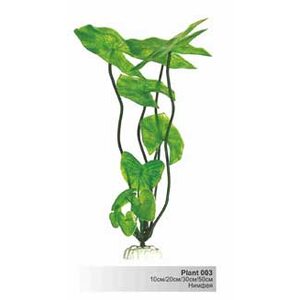 Пластиковое растение Plant 003- Нимфея ЗЕЛЕНОЕ,